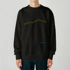 cuuyabowの槍ヶ岳ライン Heavyweight Crew Neck Sweatshirt