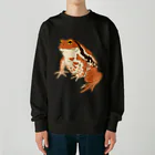 LalaHangeulのヒキガエルさん　文字無し Heavyweight Crew Neck Sweatshirt