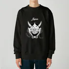 リュウラクドウの般若（スカジャン風） Heavyweight Crew Neck Sweatshirt