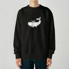シロクジラのお店のシロクジラ Heavyweight Crew Neck Sweatshirt