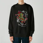 尾九の幸運を招く 麒麟 Heavyweight Crew Neck Sweatshirt