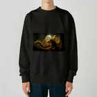 シオンの黄金のドラゴン Heavyweight Crew Neck Sweatshirt