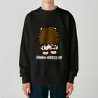 HI-IZURUのいずる丸後ろ姿　ヘビーウェイトスウェット（濃色仕様） Heavyweight Crew Neck Sweatshirt