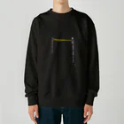 Nobupoのジップライン Heavyweight Crew Neck Sweatshirt