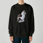 nekousagi*∩..∩のトラミ兄ちゃん自画像？ラベンダー【nekousagi*∩..∩ロゴ入り】 Heavyweight Crew Neck Sweatshirt