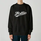 JEWEL's FARMのFlattie カレッジロゴ（W） Heavyweight Crew Neck Sweatshirt