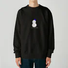 クリオネショップの雪だるま（青帽子） Heavyweight Crew Neck Sweatshirt