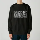 Y's Ink Works Official Shop at suzuriのY'sレターロゴ Skull (White Print) Heavyweight Crew Neck Sweatshirt