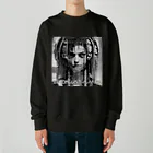 Aimurist のZeromulist planet IAM モノクロ Heavyweight Crew Neck Sweatshirt