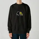 1234artistの黒猫と猫（ヘビーウェイトスウェット） Heavyweight Crew Neck Sweatshirt