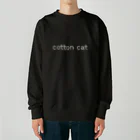 cotton_catのcotton cat 白綿棒 Heavyweight Crew Neck Sweatshirt