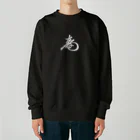 sengokuartの徳川慶喜 花押（白） Heavyweight Crew Neck Sweatshirt