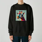 D4C Napoléonのカラフルキリン Heavyweight Crew Neck Sweatshirt