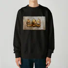 nattoooの部屋が散らかってると寂しくない Heavyweight Crew Neck Sweatshirt