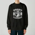 中華呪術堂（チャイナマジックホール）の【白・表】ロゴ風 peony lantern【牡丹灯籠】  Heavyweight Crew Neck Sweatshirt