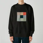 3×3 のドット絵の印象、日の出 - 3×3 のドット絵 Heavyweight Crew Neck Sweatshirt