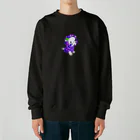 satoayaのアニマルカフェのフルーツアニマル　ブドウヒツジ Heavyweight Crew Neck Sweatshirt