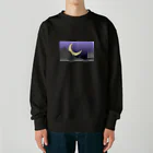 sandy-mのロッキー山脈の静かな夜 Heavyweight Crew Neck Sweatshirt