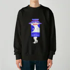 dougaseiseitokoroの足の生えた牛乳瓶 Heavyweight Crew Neck Sweatshirt