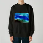 Kuku-inkartの風波 Heavyweight Crew Neck Sweatshirt