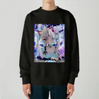 radennbyakkoの地雷系ブラック白虎 Heavyweight Crew Neck Sweatshirt