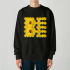 LalaHangeulのハニカム構造(BEE） Heavyweight Crew Neck Sweatshirt