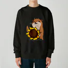 まんまるプップのカワウソ丸 Heavyweight Crew Neck Sweatshirt