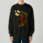 nekorokuの茶トラのアタックチャンス Heavyweight Crew Neck Sweatshirt