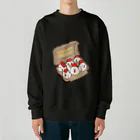 なたね。のニワトリたまご6羽パック(淡色向け) Heavyweight Crew Neck Sweatshirt