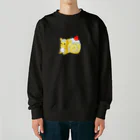 satoayaのアニマルカフェのフードアニマル　ロールケーキリス Heavyweight Crew Neck Sweatshirt