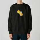 satoayaのアニマルカフェのフードアニマル　ホットケーキ蜂 Heavyweight Crew Neck Sweatshirt