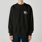 blvd1970のBLVD Logo WHITE Heavyweight Crew Neck Sweatshirt