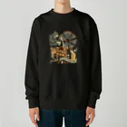 ecoartiqueの非常に非常にグラフィックtシャツのような頭蓋骨のコーヒー Heavyweight Crew Neck Sweatshirt