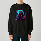 AI.comのAIびじょモンアート Heavyweight Crew Neck Sweatshirt