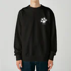 WebArtsの肉球をモチーフにしたオリジナルブランド「nikuQ」（猫タイプ）です Heavyweight Crew Neck Sweatshirt