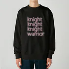 アルカナマイル SUZURI店 (高橋マイル)元ネコマイル店の3 knights,1 warrior(English ver.) Heavyweight Crew Neck Sweatshirt