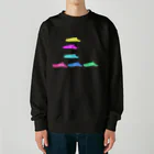 @taku coconeの@takuのイラストシリーズ　カラフルなシューズ Heavyweight Crew Neck Sweatshirt