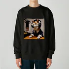 0416artの柴犬ラジオ Heavyweight Crew Neck Sweatshirt