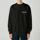 Skull sectionのバイクとガイコツ（黒メイン） Heavyweight Crew Neck Sweatshirt