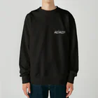 Skull sectionのバイクとドクロ（黒メイン） Heavyweight Crew Neck Sweatshirt