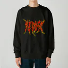 KIKI DOURAKUのダイドウラクスウェット　レッド Heavyweight Crew Neck Sweatshirt