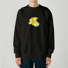 satoayaのアニマルカフェのキャンディードラゴン　黄 Heavyweight Crew Neck Sweatshirt