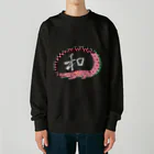 未来面白デザイン屋の和柄ワニの和　桃彩 Heavyweight Crew Neck Sweatshirt