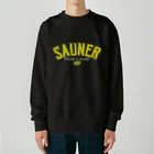 Super Sauna StyleのSAUNER1137 Yellow -Black- ヘビーウェイトスウェット