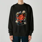 おかゆ帝国のオクトパスクエスト Heavyweight Crew Neck Sweatshirt