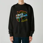 otemochanの【パレスチナ連帯】PEACE Heavyweight Crew Neck Sweatshirt