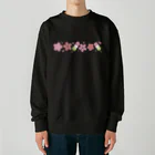 つきしょっぷのお花見 Heavyweight Crew Neck Sweatshirt