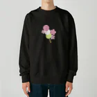 つきしょっぷのお花見 Heavyweight Crew Neck Sweatshirt