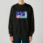 海月の街 aocoのクラゲと呼吸／スウェット Heavyweight Crew Neck Sweatshirt