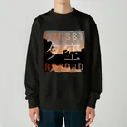 大阪下町デザイン製作所の『大阪の夕空』アイテムズ Heavyweight Crew Neck Sweatshirt